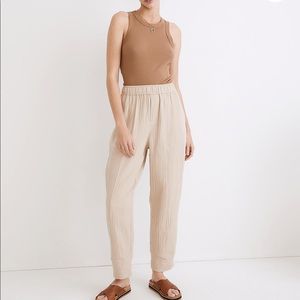 Madewell Lightspun Tapered Pants